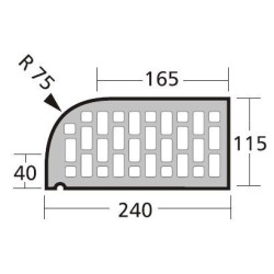 CEGŁA KSZTAŁTOWA ROBEN CANBERRA NF17 TYP 410