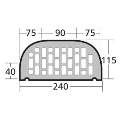 CEGŁA KSZTAŁTOWA ROBEN CANBERRA NF17 TYP 411