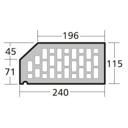 CEGŁA KSZTAŁTOWA ROBEN CANBERRA NF17 TYP 112