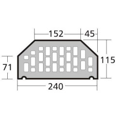 CEGŁA KSZTAŁTOWA ROBEN MELBOURNE NF16 TYP 302