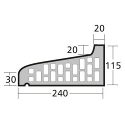 CEGŁA KSZTAŁTOWA ROBEN MELBOURNE NF16 TYP 600