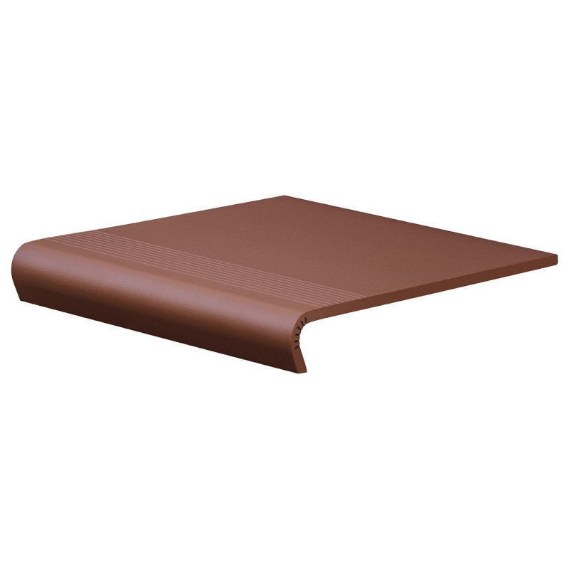 PŁYTKA STOPNICOWA PROSTA V-SHAPE BURGUND 300x320/50x11mm OPAKOWANIE 4sztuki